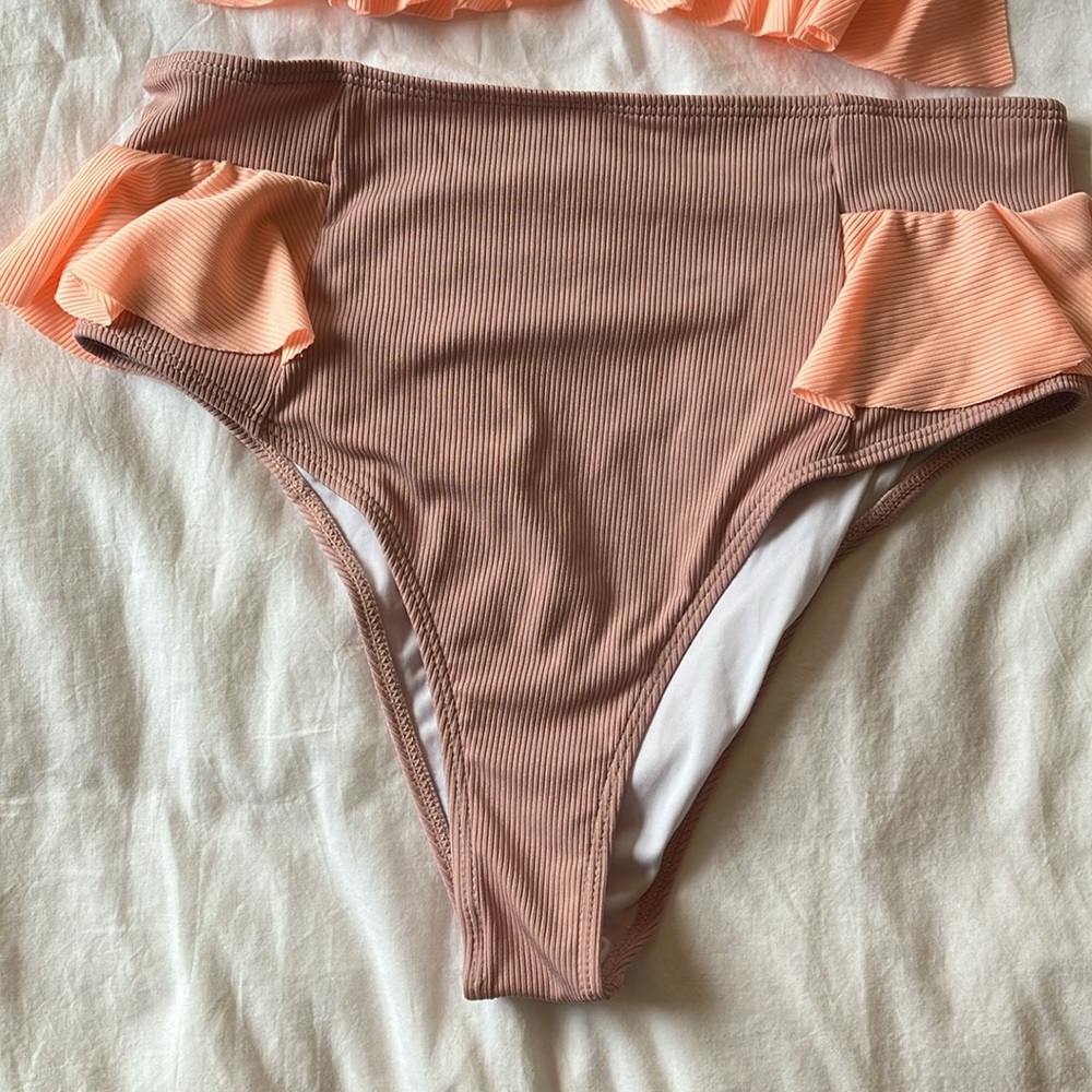 Sportlike Pink Ruffle Bikini - Picture 3 of 9